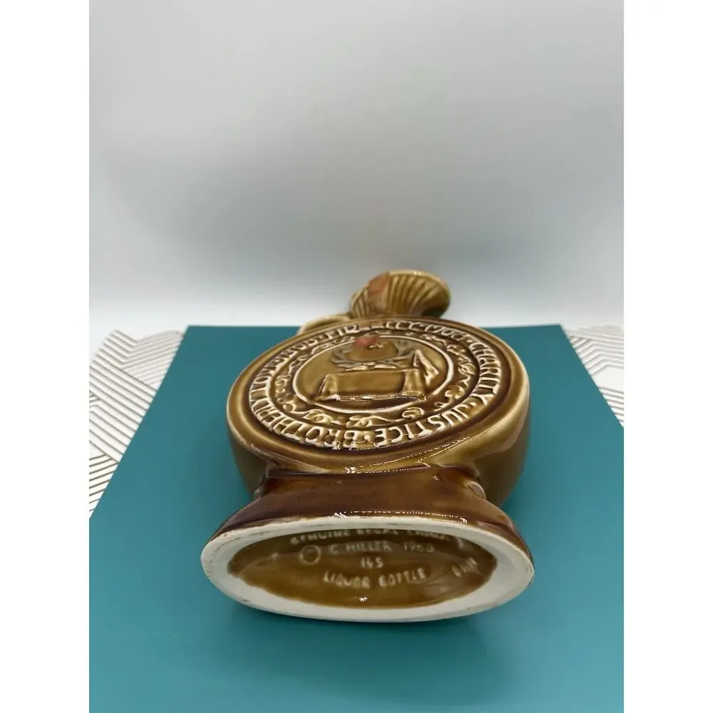 Vintage 1968 Jim Beam B.P.O.E. Elks CENTENNIAL 100 Years Whiskey Decanter Bottle